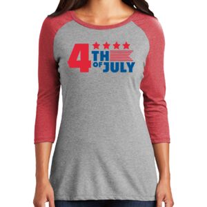 Women's 3/4 Raglan Tee Thumbnail