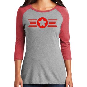 Women's 3/4 Raglan Tee Thumbnail