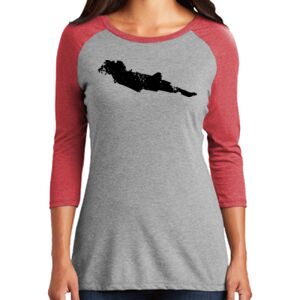 Women's 3/4 Raglan Tee Thumbnail