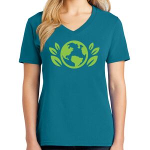 Women's V-neck Tee Thumbnail