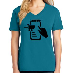 Women's V-neck Tee Thumbnail