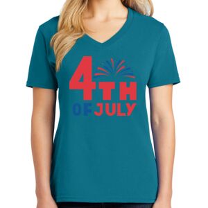 Women's V-neck Tee Thumbnail