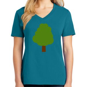 Women's V-neck Tee Thumbnail