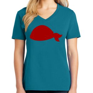 Women's V-neck Tee Thumbnail