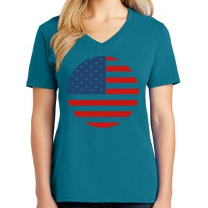 Women's V-neck Tee Thumbnail