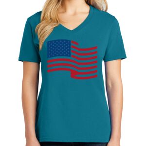 Women's V-neck Tee Thumbnail