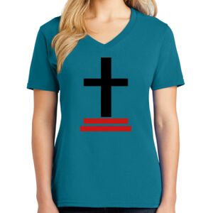 Women's V-neck Tee Thumbnail