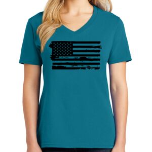 Women's V-neck Tee Thumbnail
