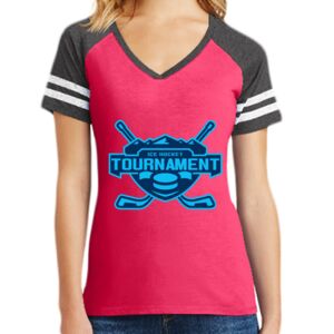 Women's Game V-Neck Tee Thumbnail