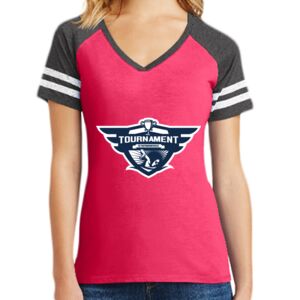 Women's Game V-Neck Tee Thumbnail