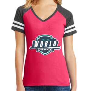 Women's Game V-Neck Tee Thumbnail