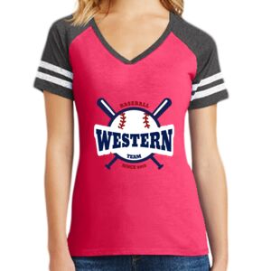 Women's Game V-Neck Tee Thumbnail