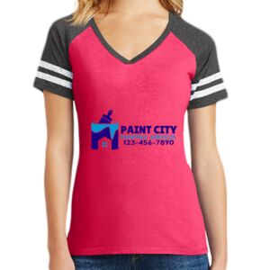 Women's Game V-Neck Tee Thumbnail