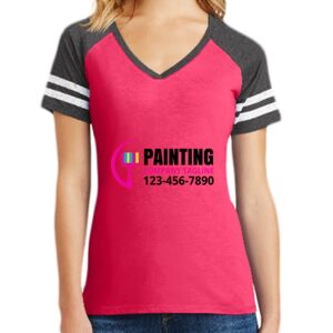 Women's Game V-Neck Tee Thumbnail