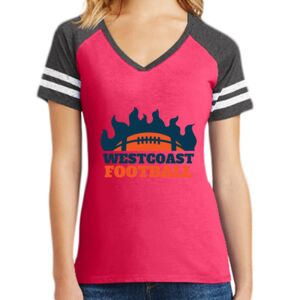 Women's Game V-Neck Tee Thumbnail