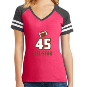 Women's Game V-Neck Tee Thumbnail