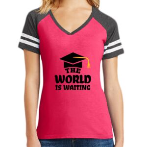 Women's Game V-Neck Tee Thumbnail