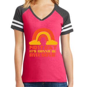 Women's Game V-Neck Tee Thumbnail