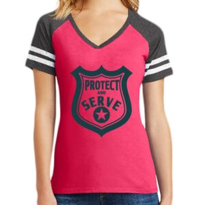 Women's Game V-Neck Tee Thumbnail