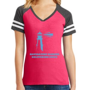 Women's Game V-Neck Tee Thumbnail