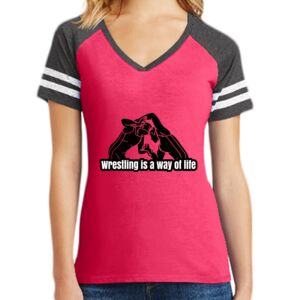 Women's Game V-Neck Tee Thumbnail