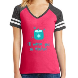 Women's Game V-Neck Tee Thumbnail