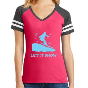 Women's Game V-Neck Tee Thumbnail