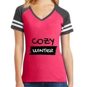 Women's Game V-Neck Tee Thumbnail