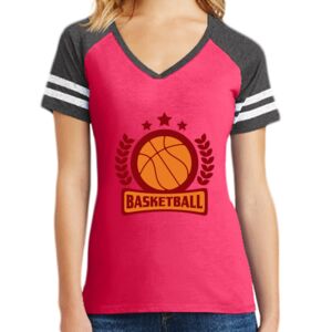 Women's Game V-Neck Tee Thumbnail