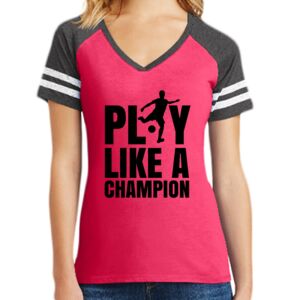 Women's Game V-Neck Tee Thumbnail