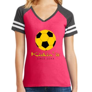 Women's Game V-Neck Tee Thumbnail