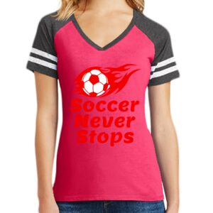 Women's Game V-Neck Tee Thumbnail