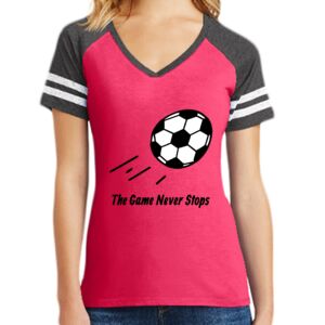 Women's Game V-Neck Tee Thumbnail