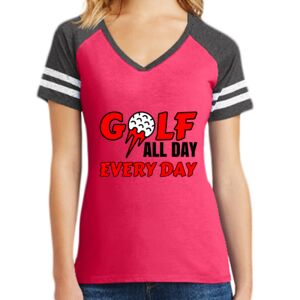 Women's Game V-Neck Tee Thumbnail