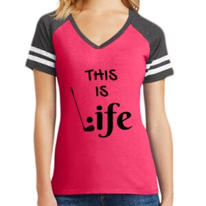Women's Game V-Neck Tee Thumbnail