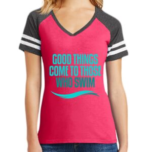 Women's Game V-Neck Tee Thumbnail