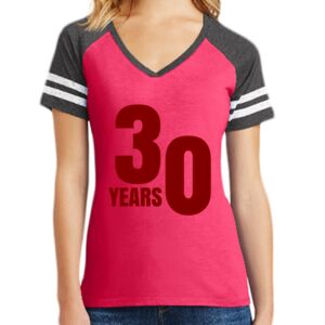 Women's Game V-Neck Tee Thumbnail