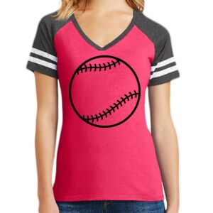 Women's Game V-Neck Tee Thumbnail