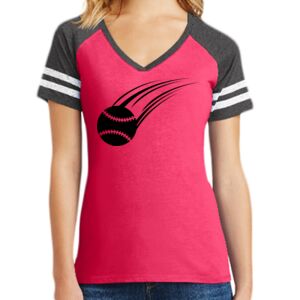 Women's Game V-Neck Tee Thumbnail