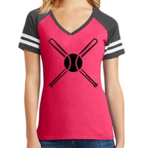 Women's Game V-Neck Tee Thumbnail