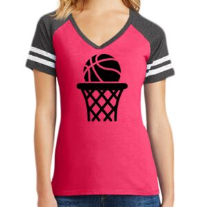 Women's Game V-Neck Tee Thumbnail