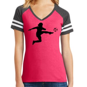 Women's Game V-Neck Tee Thumbnail