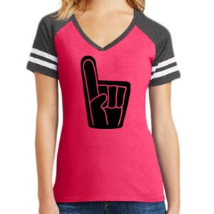 Women's Game V-Neck Tee Thumbnail