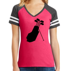 Women's Game V-Neck Tee Thumbnail