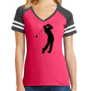 Women's Game V-Neck Tee Thumbnail