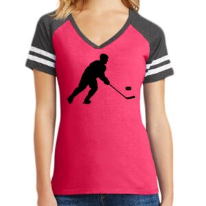 Women's Game V-Neck Tee Thumbnail