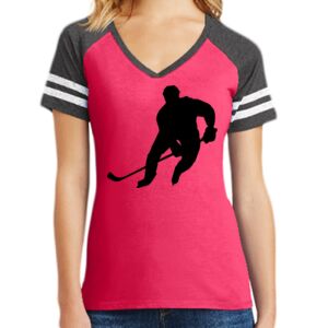 Women's Game V-Neck Tee Thumbnail