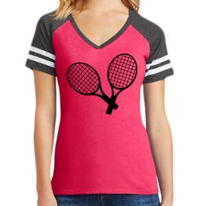 Women's Game V-Neck Tee Thumbnail