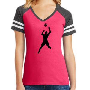 Women's Game V-Neck Tee Thumbnail