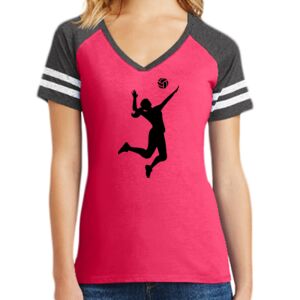 Women's Game V-Neck Tee Thumbnail